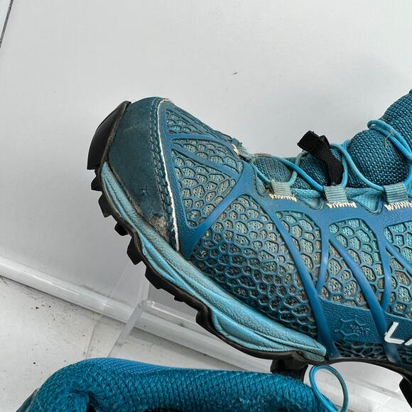 La Sportiva Hiking Boots Womens 8 Gore-Tex Synthesis Mid GTX Teal Blue ** - Picture 3 of 14